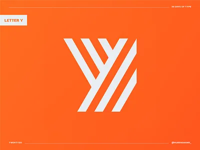 36 days of type: Letter Y brand branding design designer designing identity logo logodesigner mark minimal y logo