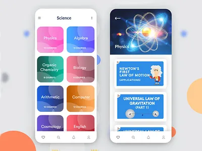 Skill Learning App android app app designing app development appdesign b2cinfosolutions ui