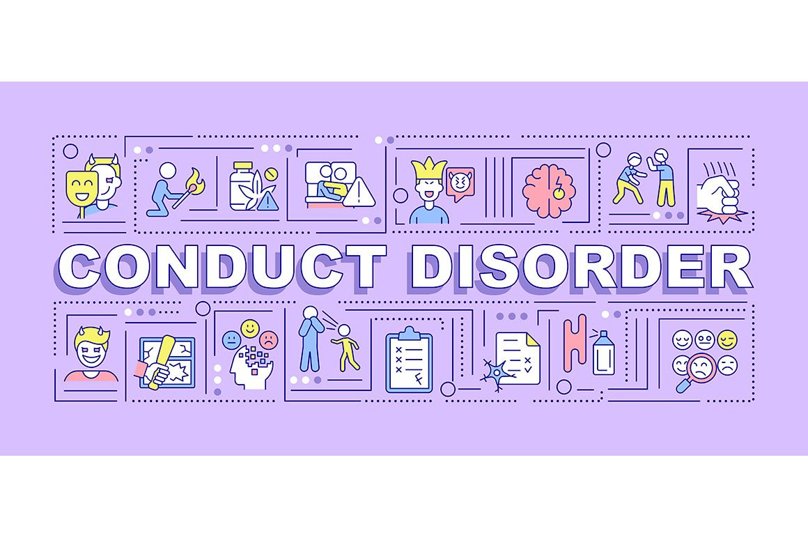 Conduct disorder concepts banner by Ruslan on Dribbble