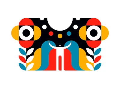 Mother Nature 2d bright character flat flower humanity icon illustration minimal natural nature nature illustration negative space outdoors shape simple simple design vector vector art vibrant