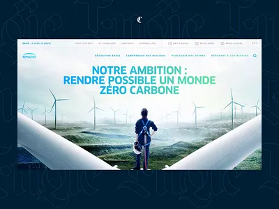 Engie.com color energy gradient motion motion design scroll storytelling ui webdesign