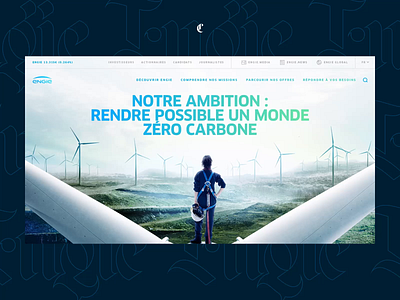 Engie.com color energy gradient motion motion design scroll storytelling ui webdesign