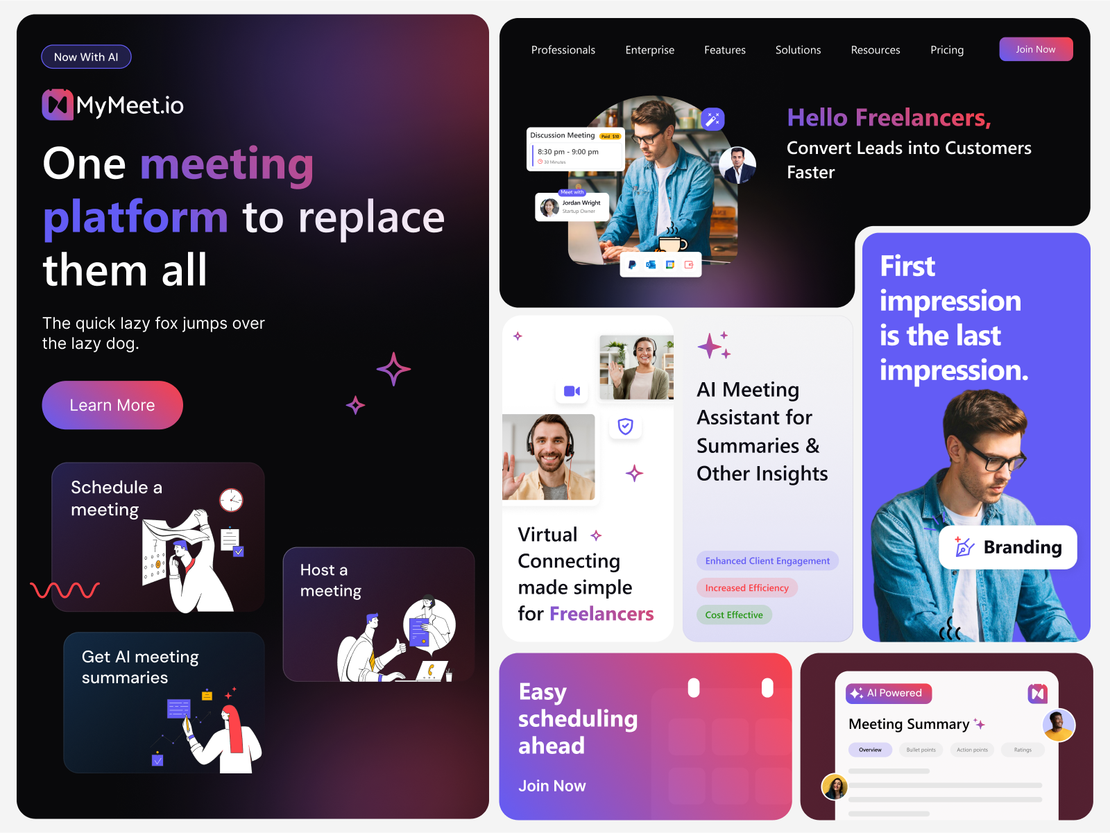 Example of Saa S Landing Page Design