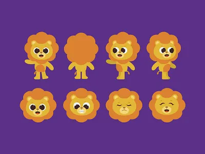 Lion Character Design bible character character design cute cute character cute lion kidmin kids kids brand kids character kids min kids ministry kidsmin lion