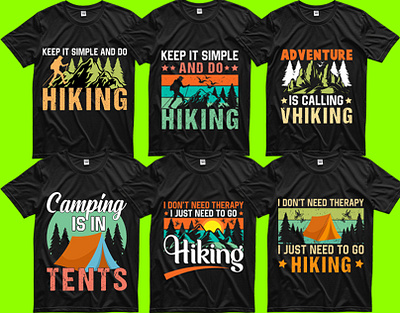 Camping T-shirt Design branding costom design cramping t shirt design creative design graphic design illustration logo typography t shirt ux vector