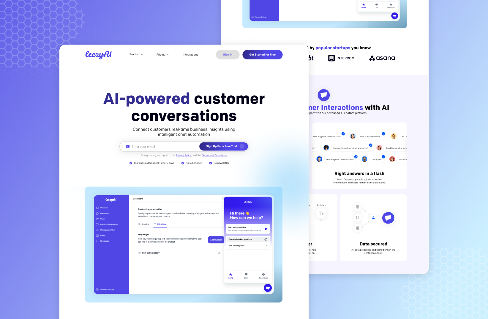 Example of Premium UX/UI Design For Saas: 3 Pages