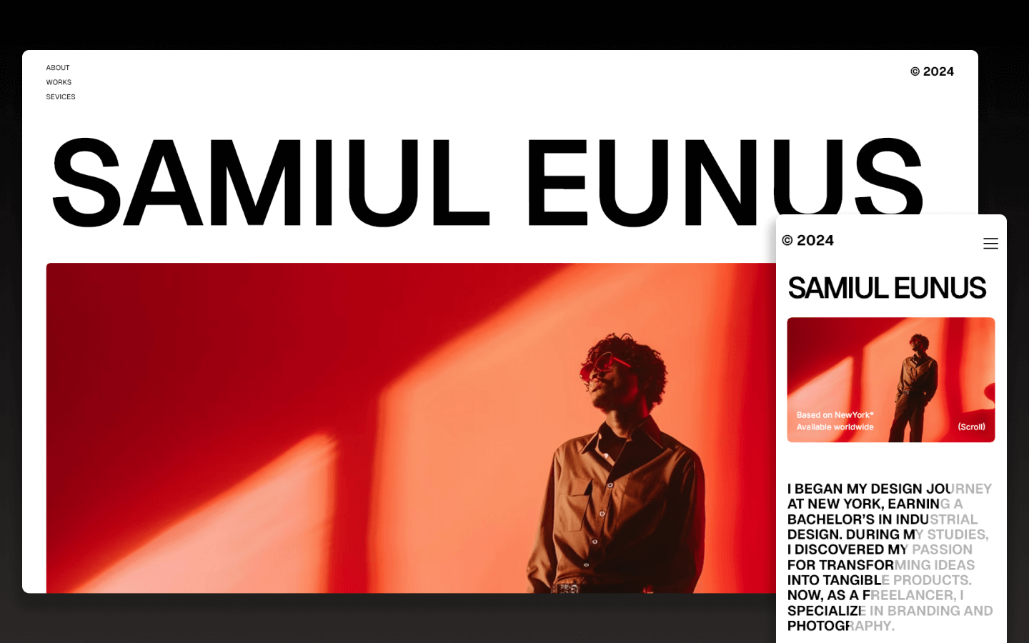 Example of Webflow/Framer Template Customization
