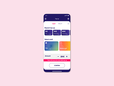 Lottery app topup app card design flat game ios lottery pay payment play topup ui ux