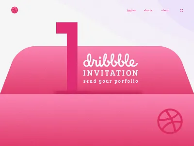 Dribbble Invite app design dribbble invitation invite shorts typography ui uidesign uidesigner ux web