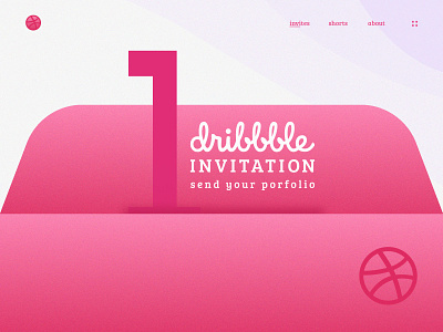 Dribbble Invite app design dribbble invitation invite shorts typography ui uidesign uidesigner ux web