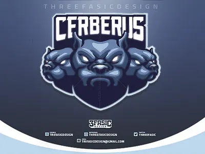 Cerberus animal animal illustration animal logo branding cerberus custom logo design drawing esport esportlogo esports illustration ilustrator logo mascot design sport sportlogo vector