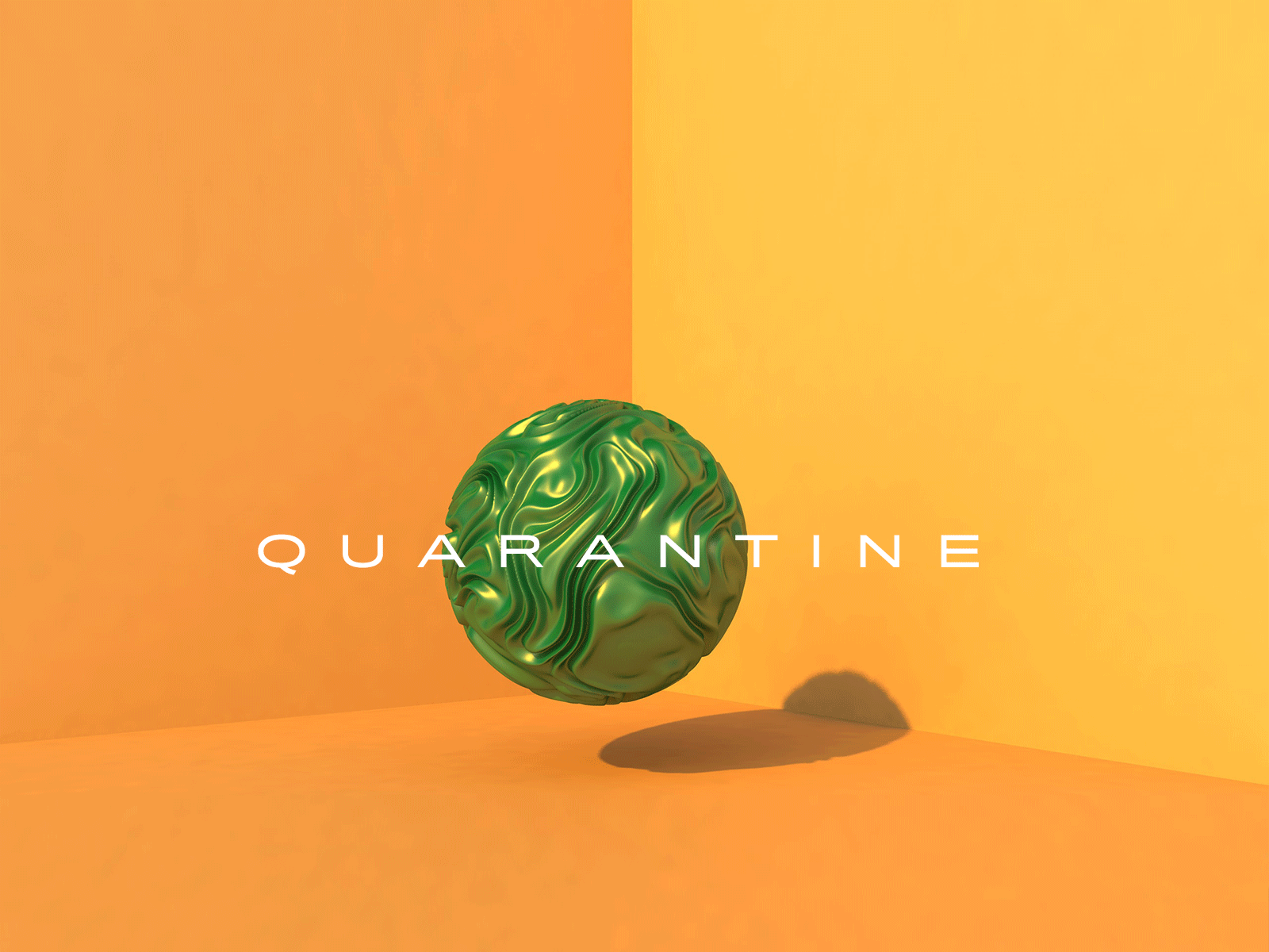 quarantine glitch effect 3d animation 3d art 3d illustration 3d modeling abstract c4d cinema4d cinemagraph colour default render deformer design gif gif animated graphic material minimal minimalist motion tutorial