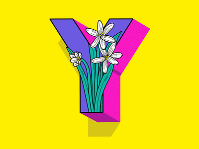 Letter Y 36daysoftype letter lettering y