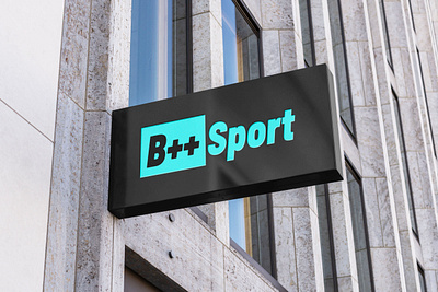 B ++ Sport logo bicycle bike bike ride branding design logo logosign logotype minimal sign sport sports logo typography