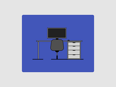 Computer Setup design illustration vector