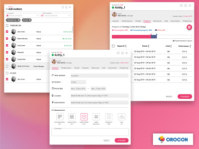 Gantt Sheet gantt chart materialdesign progressbar ui card ui list ui sheet uxuidesign