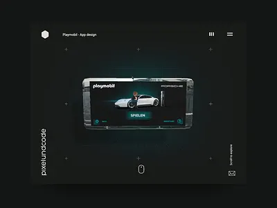 Website portfolio preview 3d app design futuristic futuristic ui mobile ui playmobil porsche uiux webgl
