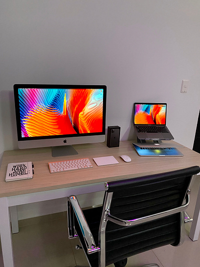 🧑🏾‍💻 Work From Home appdesign creative display imac iphone11promax lights macbookpro macbookpro13 setup technology trackpad ui uidesign userexperience userinterface ux uxdesign uxui webdesign workspace