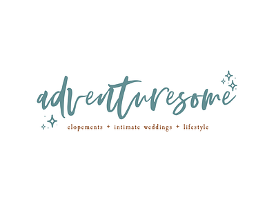 adventuresome design logo typography