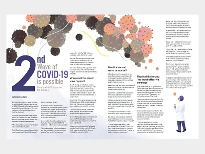 2ndWave abstract design flat illustration minimal surreal vector