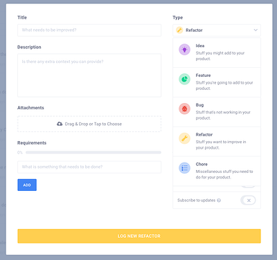 New Card Modal card css html management modal project task todo