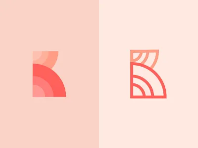 K Logo branding design icon logo