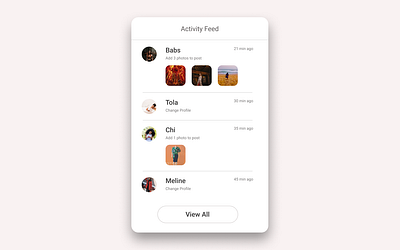 feed activity feed dailyui design feed figma figma design lagos nice nigeria ui ui ux design ux
