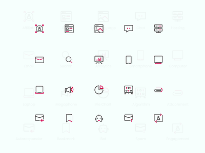 Internet marketing icon design icon set internet marketing uiux user experience user interface user interface design