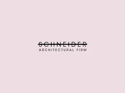 Schneider Architectural Firm architect architectural architecture brand brand design brand identity branding branding design branding designer daily logo challenge design firm illustrator logo logo a day logo design logos logotipo logotype logotypedesign