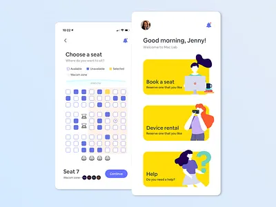 My Fav Seat booking app design illustration mobile mobile app ui ux