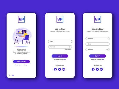 Login SignUp App Screens apploginsignupuplabs