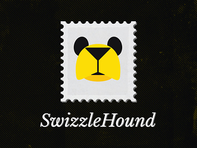 SwizzleHound Cocktail Finder 2d alcohol branding design dog fun identity illustration illustrator logo logo design logo design branding logo design concept logo designer logodesign poster retro yellow