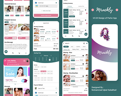 Mirackly UI UX Design