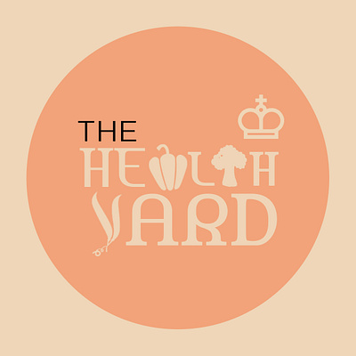 Health Yard Logo Design color creative design crown design flat icon illustration typography vector