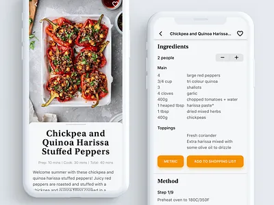 Recipe Sharing cookbook cooking cooking app design interface interface design ios app recipe recipe app recipe sharing ui uidesign ux