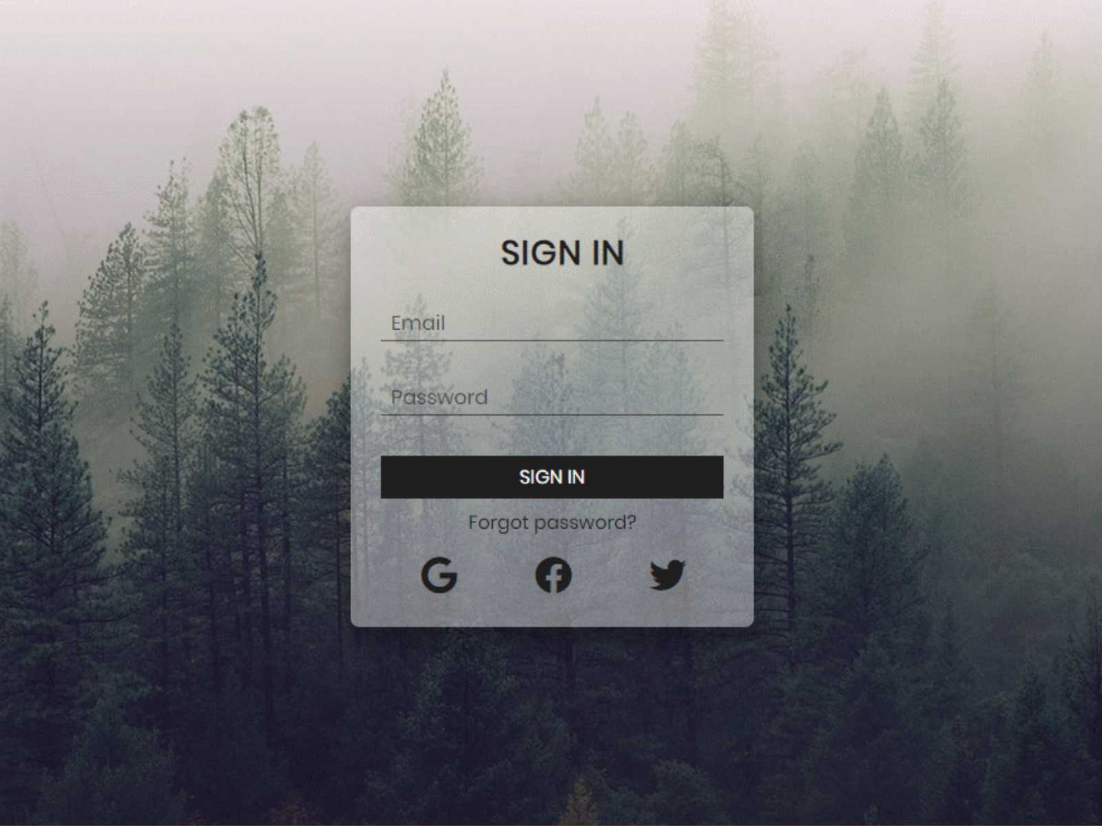 Signin Form