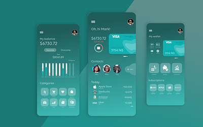 Mobile Banking App app bank bank app banking bankingapp concept design mobile ui ux ux design