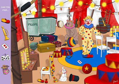 A day at the Circus design digital art digital illustration digital illustrations digital illustrator digitalart illustration procreate