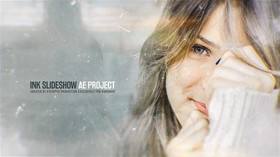 Ink Slideshow After Effects Template after effect cinematic ink logo motion design motiongraphics opener opening titles slideshow template titles