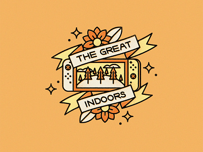 The Great Indoors animal crossing banner covid covid 19 indoors nintendo switch tattoo video game videogame