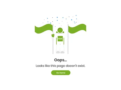 404 Page 404 error 404 page clean design green illustration message planet space spaceman ui ux vector web
