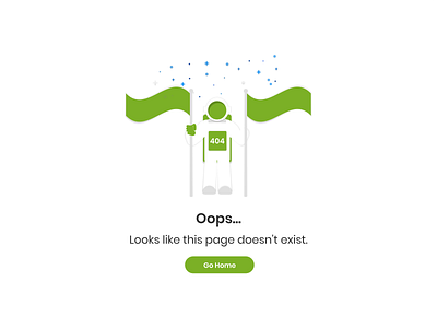 404 Page 404 error 404 page clean design green illustration message planet space spaceman ui ux vector web