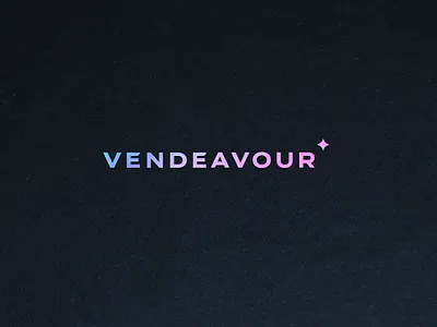 vendeavour logo brand branding design endeavour gradient logo logotype navigation polaris sea shipnavigation star technology typography