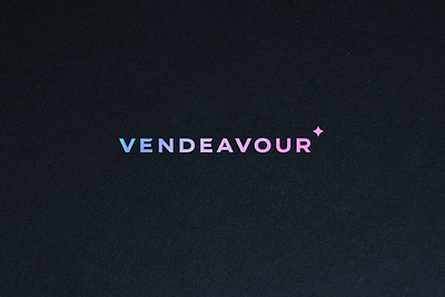 vendeavour logo brand branding design endeavour gradient logo logotype navigation polaris sea shipnavigation star technology typography