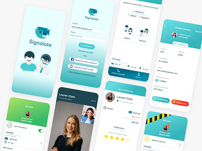 Signslate App Design app app design design ios uidesign uiux user interface ux design