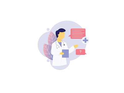 Consultation Icon art consulting design doctor health illustration illustration design ui