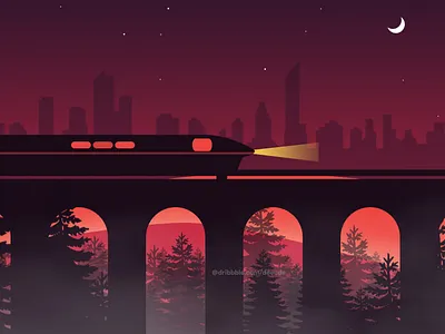 flat train illustration design earth illustration lamborghini logo type typography ux web website