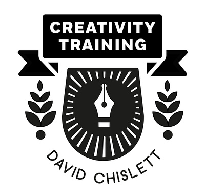 Creativity Training logo amsterdam black blackandwhite branding creative creativity creativity training decorative design logo logo design pen style writing