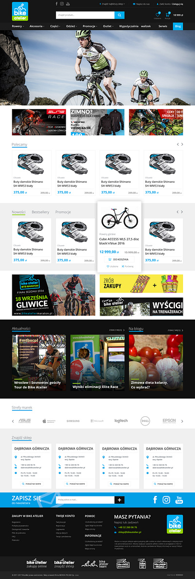 Bike Atelier ui ux web website