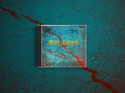 Scar Tissue - Red Hot Chilli Peppers - Cover Design album art album artwork album cover album cover design cover cover art cover artwork cover design design duotone music red hot chili peppers rhcp rock scar scar tissue tissue